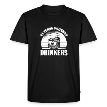 Whisky Whiskey - T-shirt Premium bio Homme - noir - Devant - Nico (187cm)