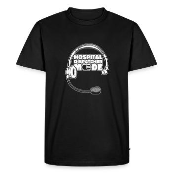 Emergency Call Control Center Operations Center Headset - Men's Premium Organic T-Shirt - black - Front - Nico (187cm)