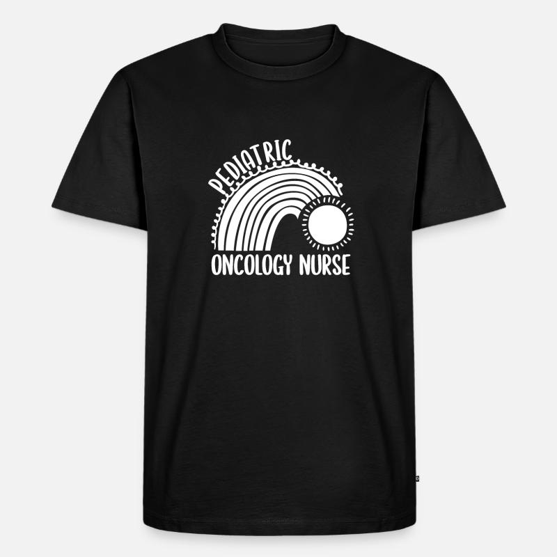 Krankenschwester Pädiatrie - Männer Premium Bio T-Shirt - Schwarz