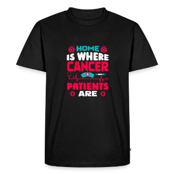 Nurse Patient - Men's Premium Organic T-Shirt - black - Front - Nico (187cm)