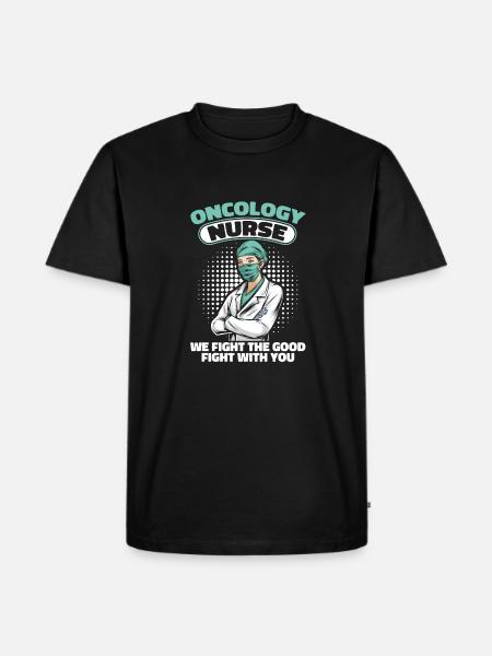 Nurse Fighter - Men's Premium Organic T-Shirt - black