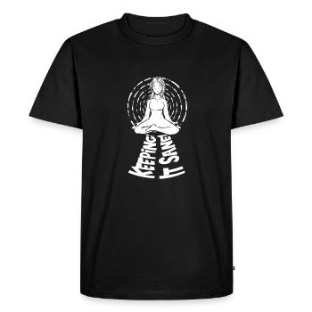 Psychology Psychologist Reasonable - Men's Premium Organic T-Shirt - black - Front - Nico (187cm)