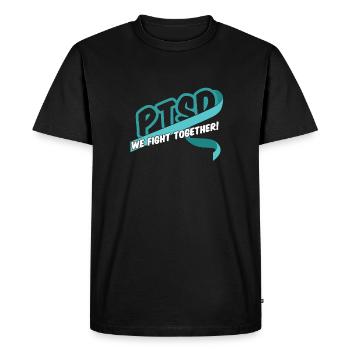 Psychologie Psychologue - T-shirt Premium bio Homme - noir - Devant - Nico (187cm)