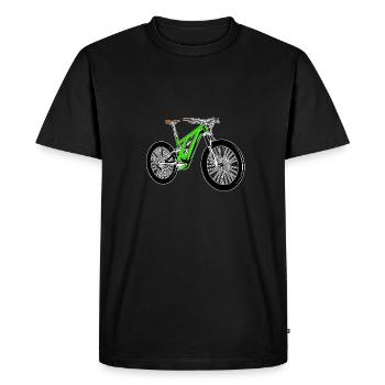 E Bike Vélo électrique E Bike - T-shirt Premium bio Homme - noir - Devant - Nico (187cm)