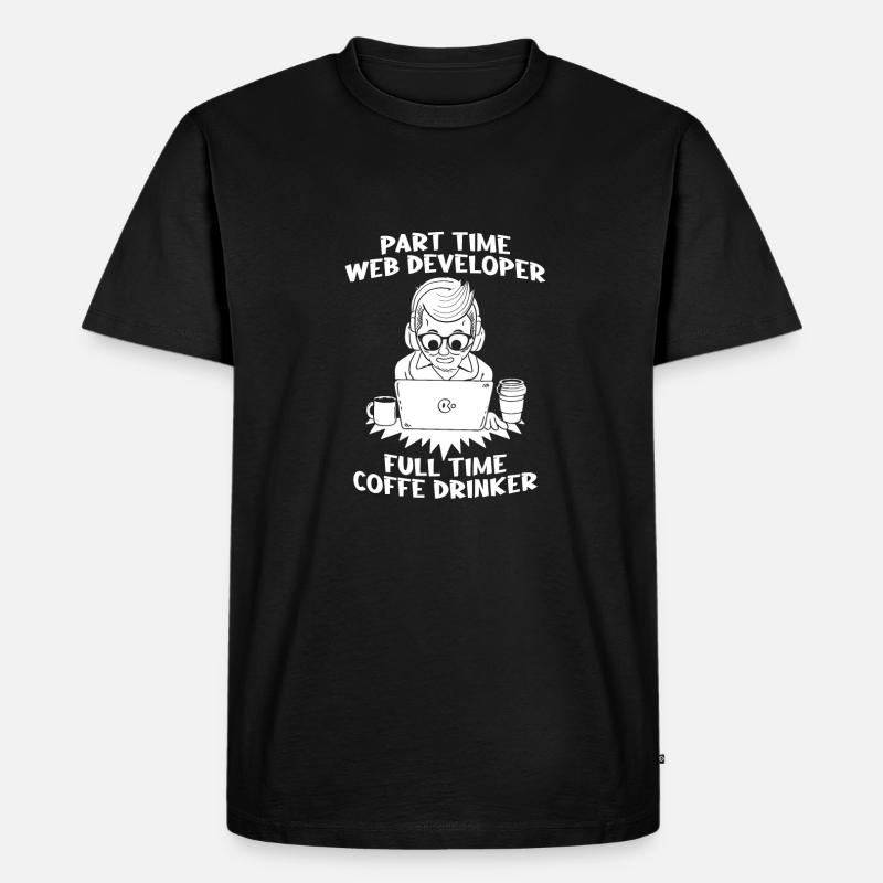 Web Developer Web Developer - Men's Premium Organic T-Shirt - black