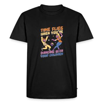 Maman Maman Danse Maman Danse Maman - T-shirt Premium bio Homme - noir - Devant - Nico (187cm)