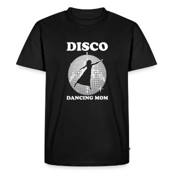 Maman Maman Disco Danse Maman - T-shirt Premium bio Homme - noir - Devant - Nico (187cm)