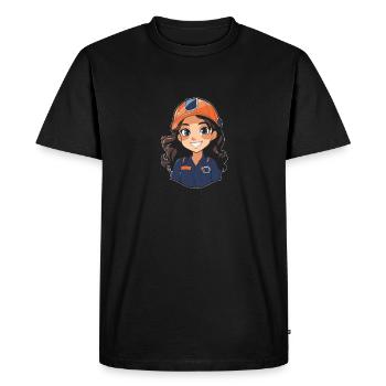Service ambulancier paramédical - T-shirt Premium bio Homme - noir - Devant - Nico (187cm)