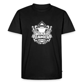 Jeu de société jeu de société - T-shirt Premium bio Homme - noir - Devant - Nico (187cm)