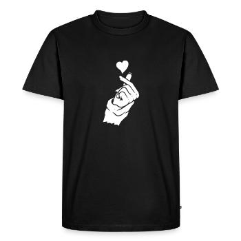K Pop Kpop Coeur Pop Coréen - T-shirt Premium bio Homme - noir - Devant - Nico (187cm)