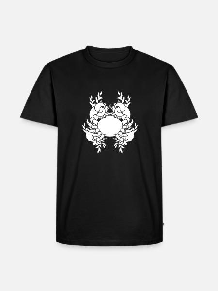 Sternzeichen Krebs Symbol - Männer Premium Bio T-Shirt - Schwarz