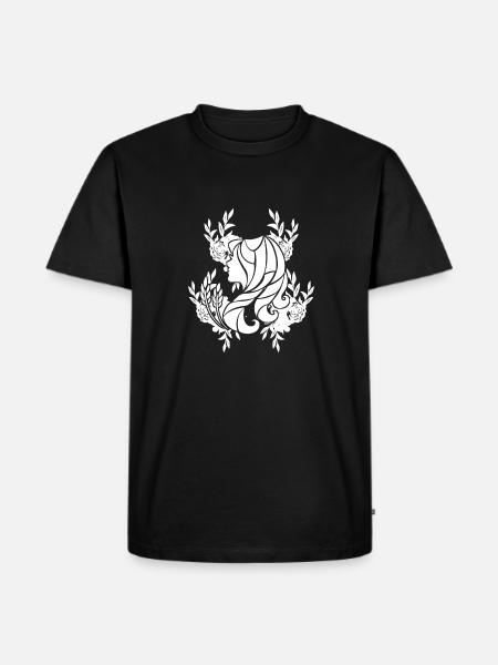 Sternzeichen Jungfrau Symbol - Männer Premium Bio T-Shirt - Schwarz
