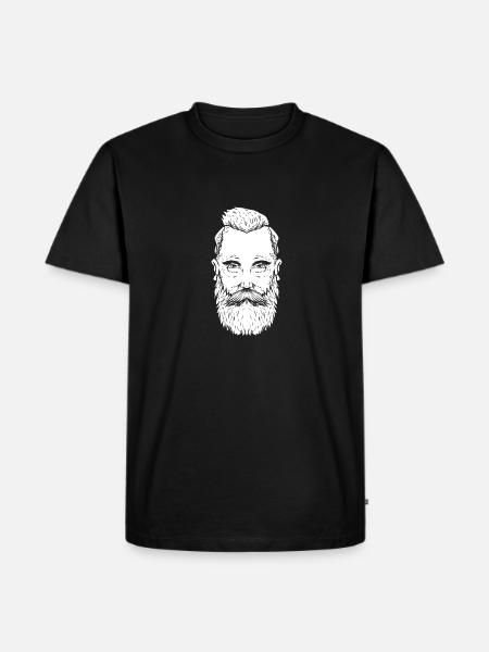 Beard Full Beard - Men's Premium Organic T-Shirt - black