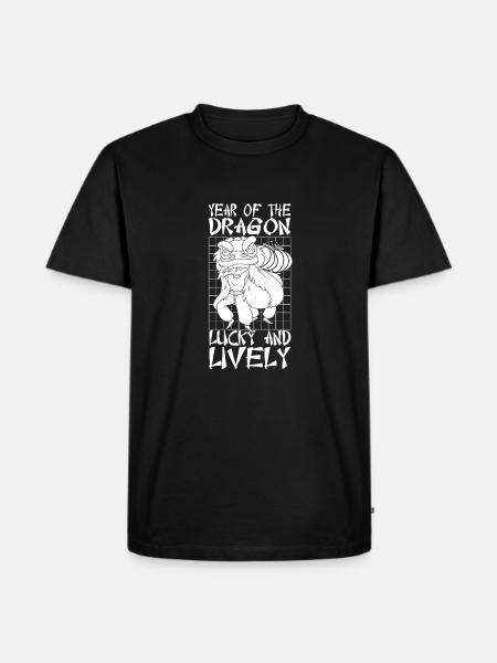 Year of the Dragon 2024 - Men's Premium Organic T-Shirt - black