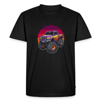 Monster Truck - T-shirt Premium bio Homme - noir - Devant - Nico (187cm)