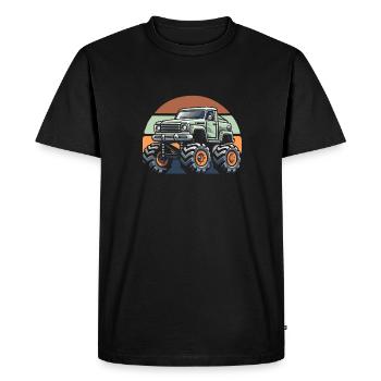 Monster Truck - T-shirt Premium bio Homme - noir - Devant - Nico (187cm)