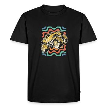 Monster Truck - T-shirt Premium bio Homme - noir - Devant - Nico (187cm)