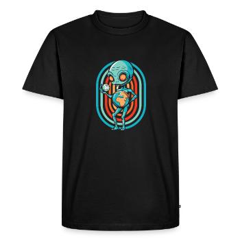 Alien Außerirdischer - T-shirt Premium bio Homme - noir - Devant - Nico (187cm)