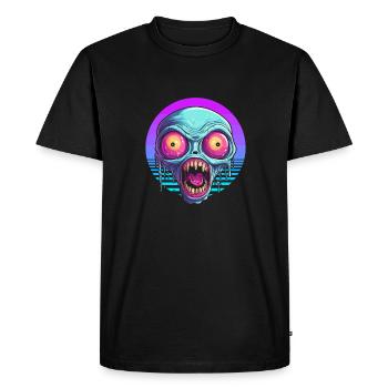 Alien Außerirdischer - T-shirt Premium bio Homme - noir - Devant - Nico (187cm)