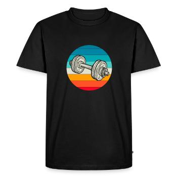 Aptitude - T-shirt Premium bio Homme - noir - Devant - Nico (187cm)