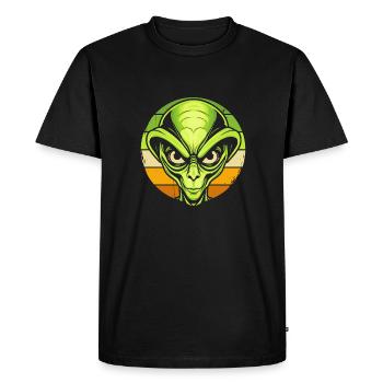 Alien Außerirdischer - T-shirt Premium bio Homme - noir - Devant - Nico (187cm)
