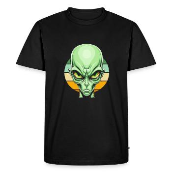 Alien Außerirdischer - T-shirt Premium bio Homme - noir - Devant - Nico (187cm)