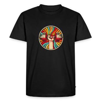 Aptitude - T-shirt Premium bio Homme - noir - Devant - Nico (187cm)