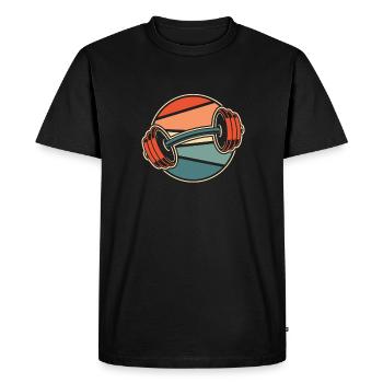Aptitude - T-shirt Premium bio Homme - noir - Devant - Nico (187cm)