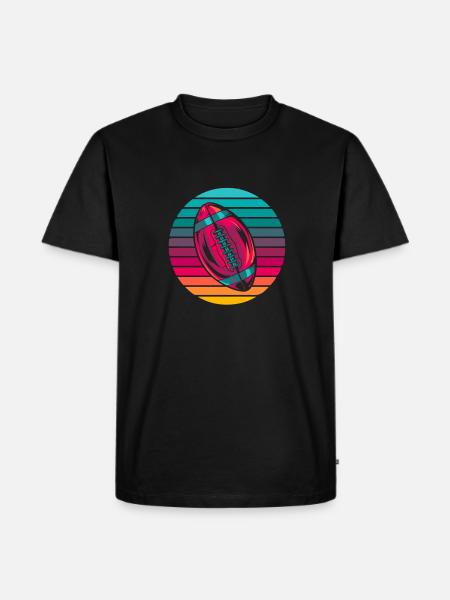American football - Men's Premium Organic T-Shirt - black