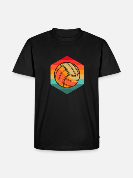 Volleyball Volleyballer - Men's Premium Organic T-Shirt - black