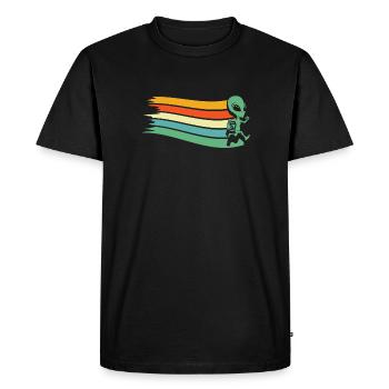 Alien Außerirdischer - T-shirt Premium bio Homme - noir - Devant - Nico (187cm)
