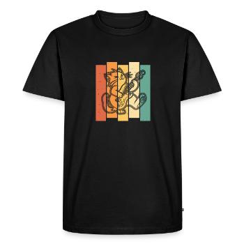 Guitare électrique Guitare électrique - T-shirt Premium bio Homme - noir - Devant - Nico (187cm)