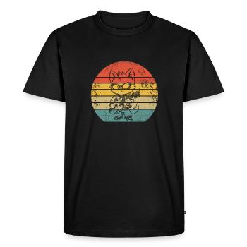 Guitare électrique Guitare électrique - T-shirt Premium bio Homme - noir - Devant - Nico (187cm)