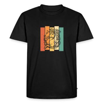 Gin Licorne Ginocorn - T-shirt Premium bio Homme - noir - Devant - Nico (187cm)