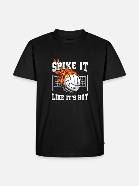 Volleyball Volleyballer - Men's Premium Organic T-Shirt - black