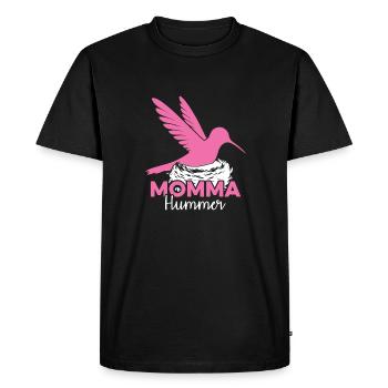Colibri Colibri Maman - T-shirt Premium bio Homme - noir - Devant - Nico (187cm)