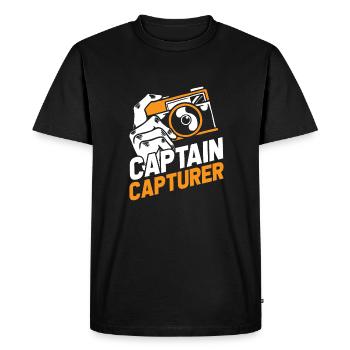 Photographer Photography Camera Capture The Moment - Men's Premium Organic T-Shirt - black - Front - Nico (187cm)