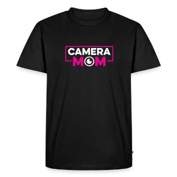 Photographe Appareil photo de photographie - T-shirt Premium bio Homme - noir - Devant - Nico (187cm)