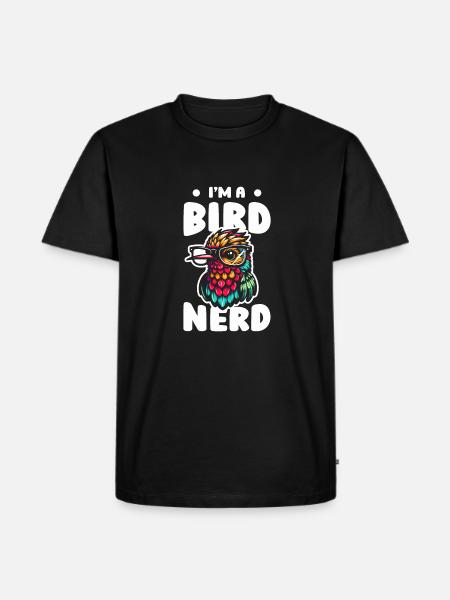 Hummingbird Bird Watching Bird Nerd - Men's Premium Organic T-Shirt - black