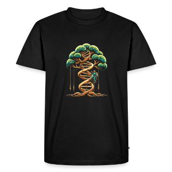 Arborist Tree Climber Arborist Roots - Men's Premium Organic T-Shirt - black - Front - Nico (187cm)