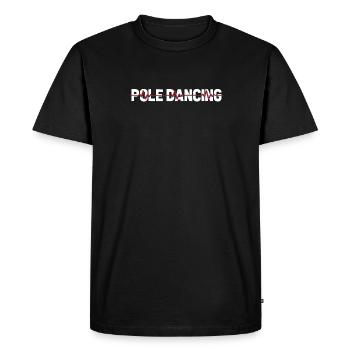 Pole Dance Ekg Heartbeat - T-shirt Premium bio Homme - noir - Devant - Nico (187cm)