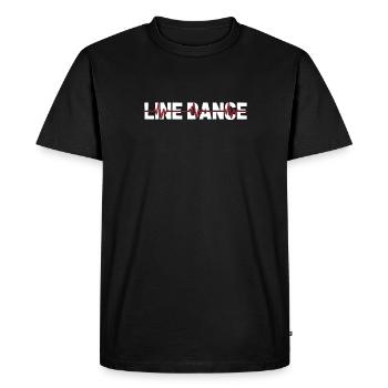 Rythme cardiaque de l’ECG de danse en ligne - T-shirt Premium bio Homme - noir - Devant - Nico (187cm)
