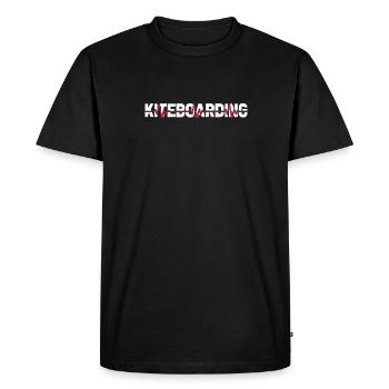 Kitesurfer Kitesurfen Kiten Kitesurf - T-shirt Premium bio Homme - noir - Devant - Nico (187cm)