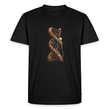 L’escalade est dans mon ADN - T-shirt Premium bio Homme - noir - Devant - Nico (187cm)
