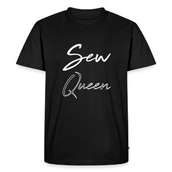 Sewing Sewing Machine - Men's Premium Organic T-Shirt - black - Front - Nico (187cm)