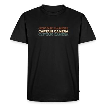 Photographer Photography Camera - Men's Premium Organic T-Shirt - black - Front - Nico (187cm)