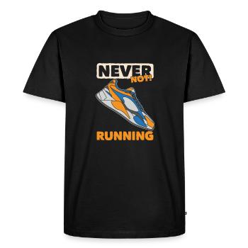 Xc Runner Course de fond - T-shirt Premium bio Homme - noir - Devant - Nico (187cm)