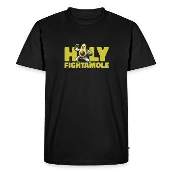 Karaté Avocat Holy Fightamole - T-shirt Premium bio Homme - noir - Devant - Nico (187cm)