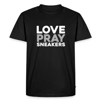 Baskets Christian - T-shirt Premium bio Homme - noir - Devant - Nico (187cm)