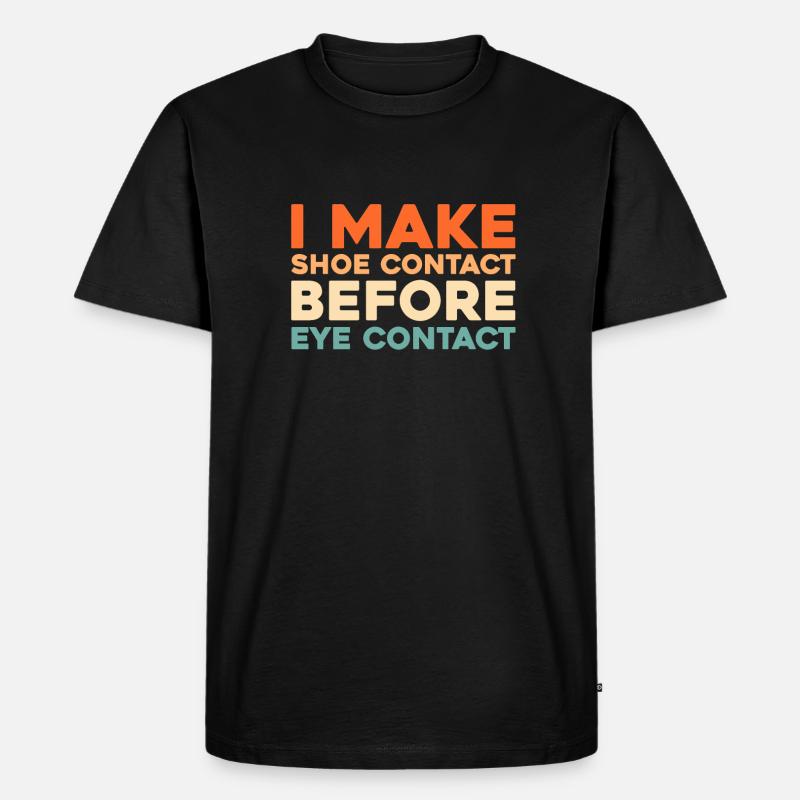 Sneakers - Männer Premium Bio T-Shirt - Schwarz